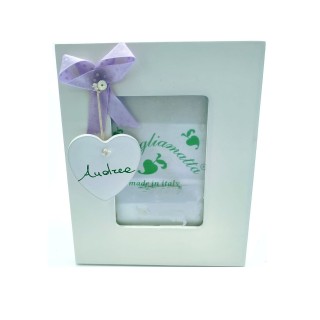 Portafoto in legno con cuore 6x9 cm made in italy |…