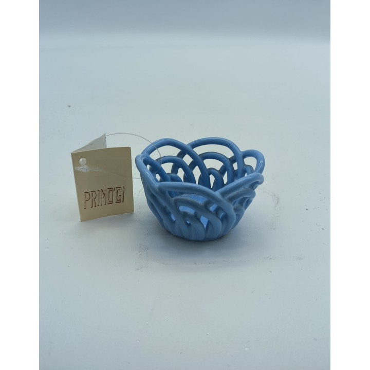 Rotondo mignon portacandele cm 10x3 arcobaleno | CarinCasa