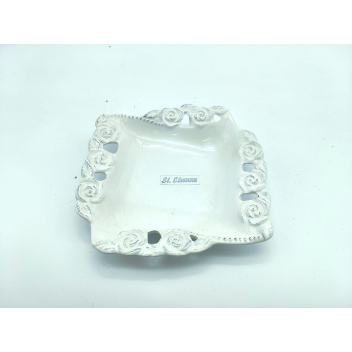 Vassoio porcellana royal sant'etienne bianco 20x20x3 cm |…