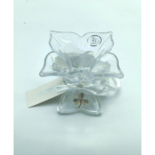 Alzatina in vetro con applicazione fiore 8x9 cm harmony |…