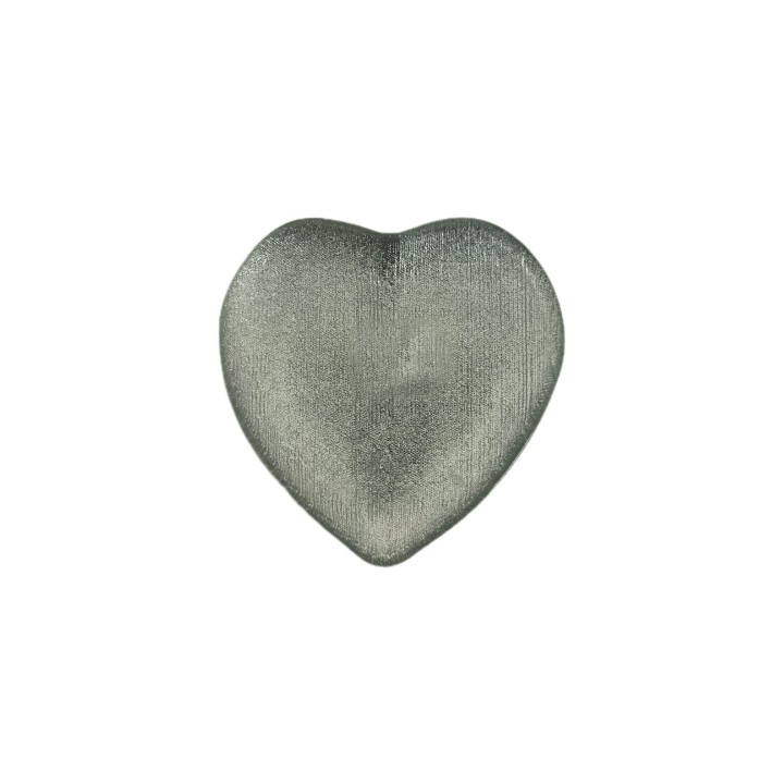 Cuore argento 19x18 cm | CarinCasa