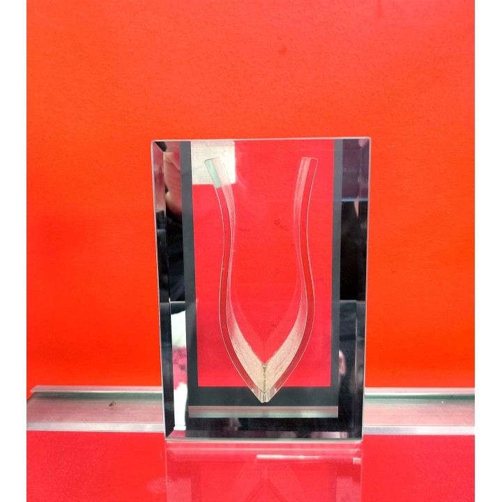 Vaso specchiato liscio 18 cm | CarinCasa