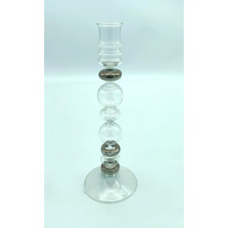 Candeliere piccolo origami platino | CarinCasa