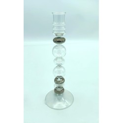 Candeliere piccolo origami platino