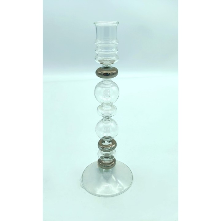 Candeliere piccolo origami platino | CarinCasa