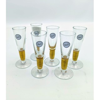 Set 6 bicchieri da liquore alias oro 12 cm | CarinCasa