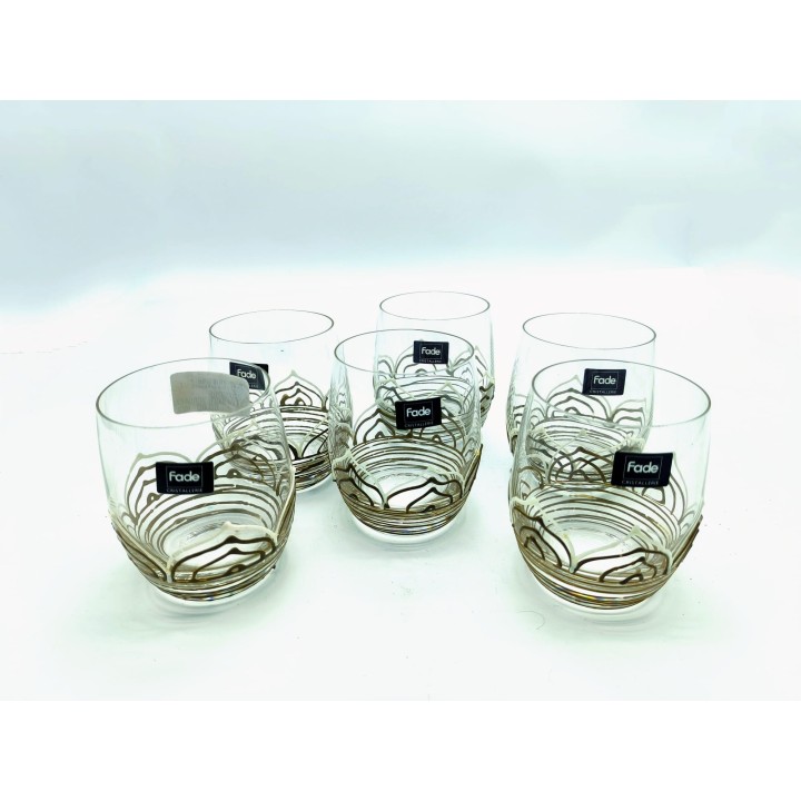 Set 6 bicchieri Acqua camilla damasco ml.300 fade |…