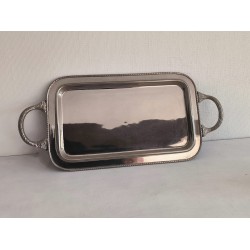 Vassoio rettangolare in silver  piccolo 18.5x40 cm