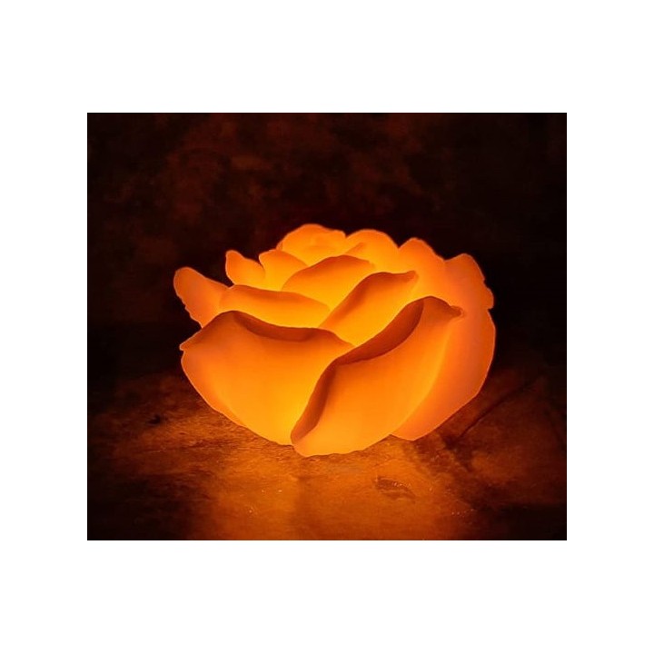 Candela rosa led 10 cm | CarinCasa