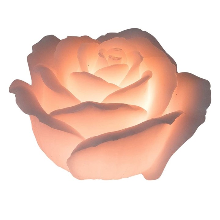 Candela rosa led 10 cm | CarinCasa