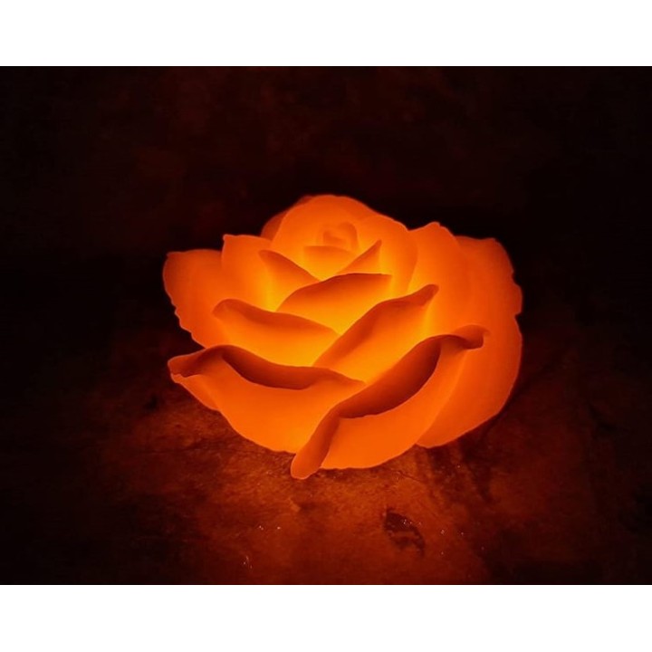Candela rosa led 10 cm | CarinCasa