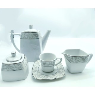 Servizio da caffè Elena 15 pezzi | CarinCasa