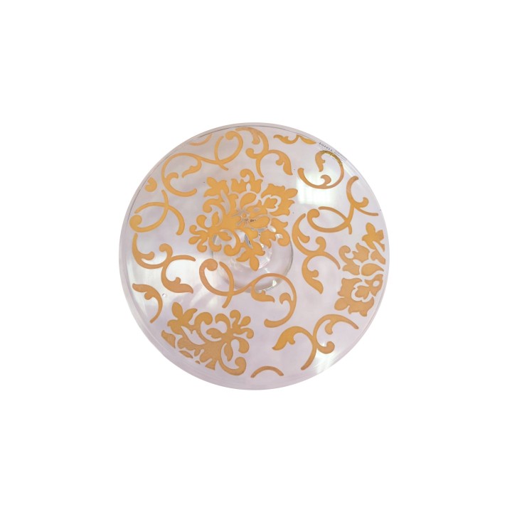 Piatto torta fontainebleau oro | CarinCasa