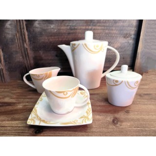 Servizio da 9 pezzi Aspendos oro the tè | CarinCasa