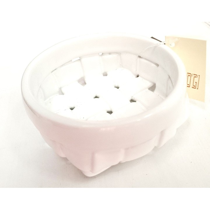 Sottobottiglia rotondo 11x4 fettuccia liscia bianco Primo…