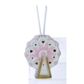 Ruota panoramica profumatore rosa 8x4x9 cm | CarinCasa