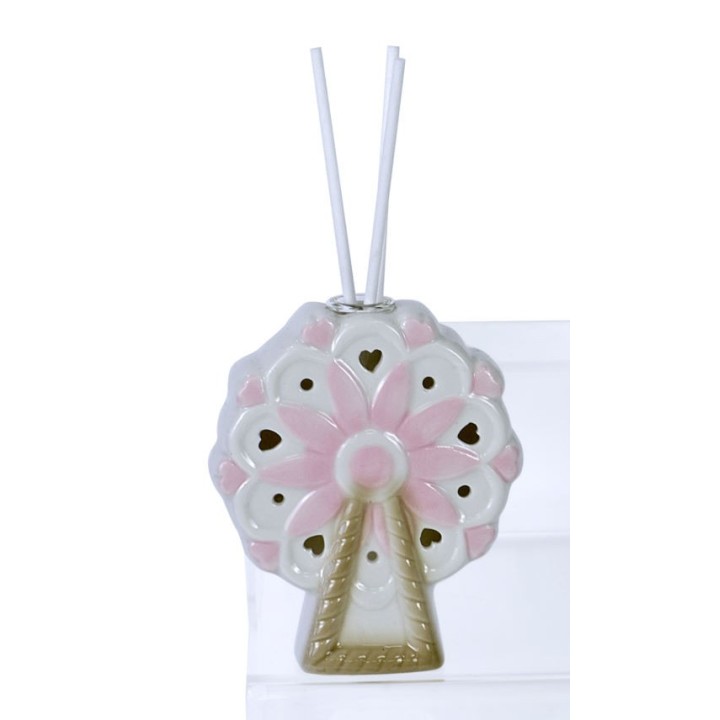 Ruota panoramica profumatore rosa 8x4x9 cm | CarinCasa