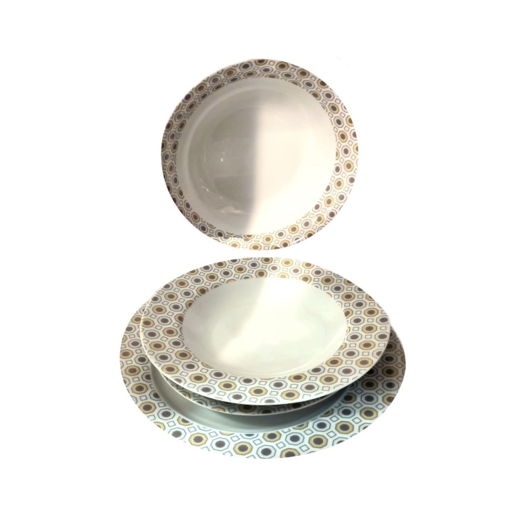 Servizio di piatti ottavia 19pz | CarinCasa