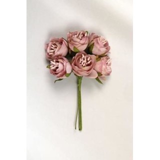 Fiore mini Rosa color antico con semi | CarinCasa