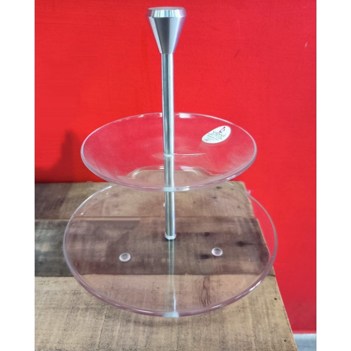 Alzata full moon vetro trasparente | CarinCasa