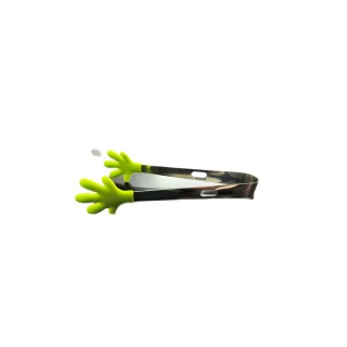 Pinza cucina 21x5x5 cm Acciaio silicone verde | CarinCasa