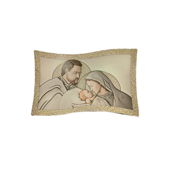 Capezzale Sacra famiglia Mosaico - flag 58x84 cm petramara…