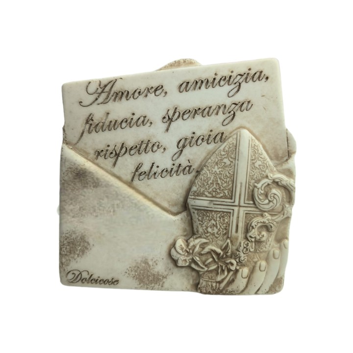 Maria bassorilievo lettera 10x9,6 cm cresima dolcicose |…