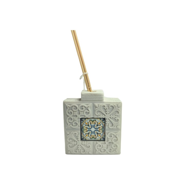 Deruta profumatore Graca con maiolica 7.5x7.5 cm | CarinCasa