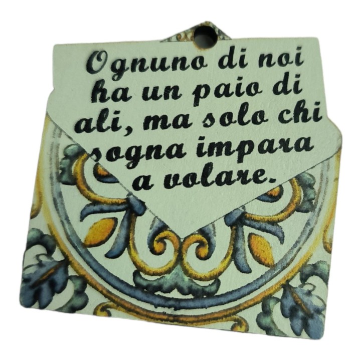 Deruta applicazione maiolica "ognuno" | CarinCasa