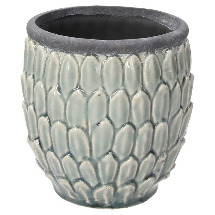 Vaso in ceramica verde Victoria