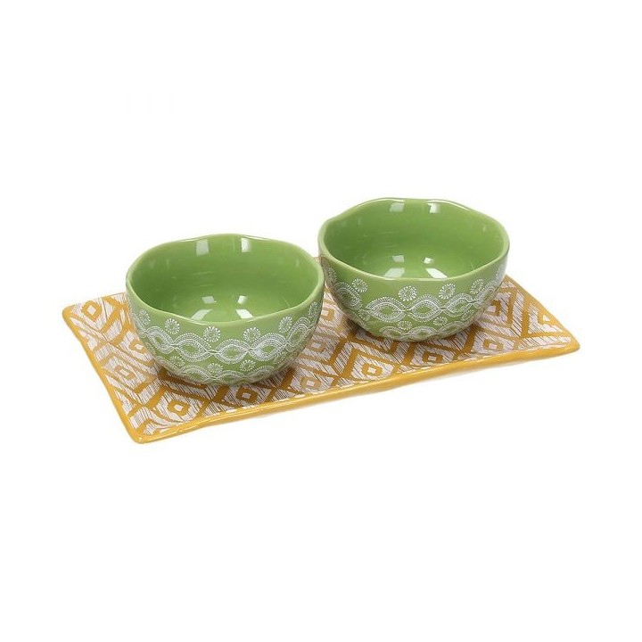 Antipastiera tognana 3pz multicolore Andrea Fontebasso…