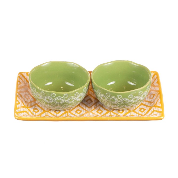 Antipastiera tognana 3pz multicolore Andrea Fontebasso…