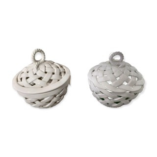 Lanterna con coperchio fettuccia 2 colori 13 x 14 cm |…