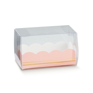 Astuccio in pvc 80X50X50 mm 8x5x5 cm elegance rosa |…