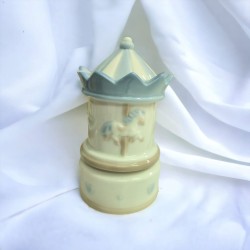 Carillon Giostrina harmony celeste con cavallucci 9x26 cm