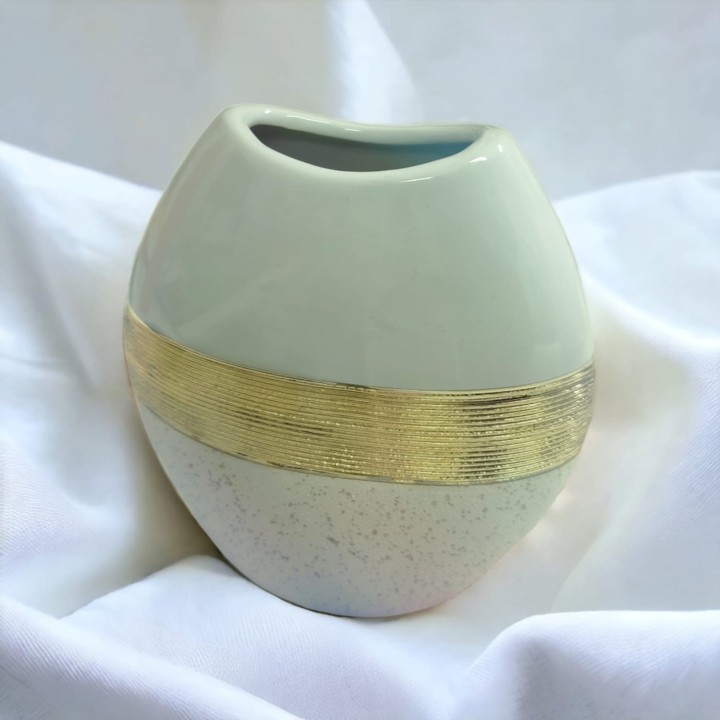 Vaso fascia oro formano 16 cm | CarinCasa