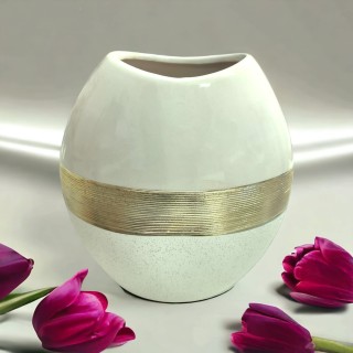 Vaso fascia oro 20 cm | CarinCasa