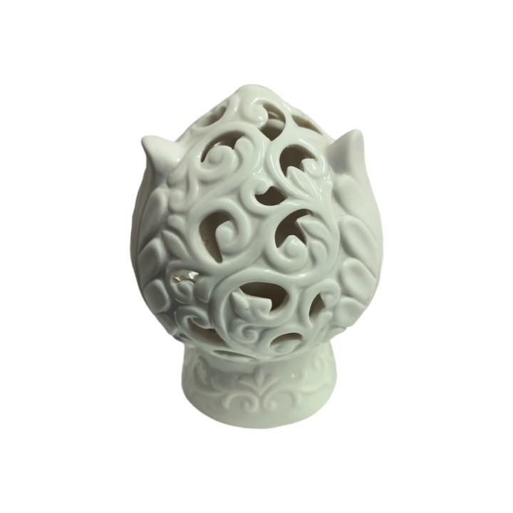 Pigna pugliese media con led con scatola firmata 11x17 cm |…