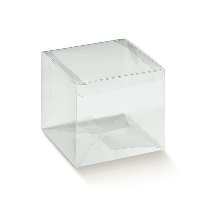 Scatola in pvc trasparente automatica 80x80x130 mm - 8x8x13…