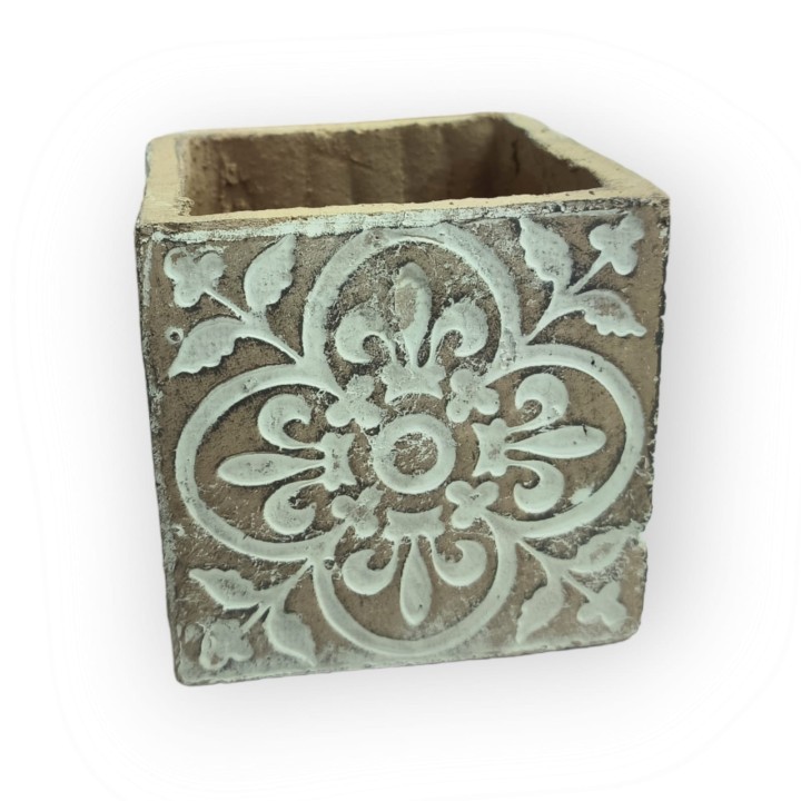 Vaso in cemento ad 11x11 cm | CarinCasa