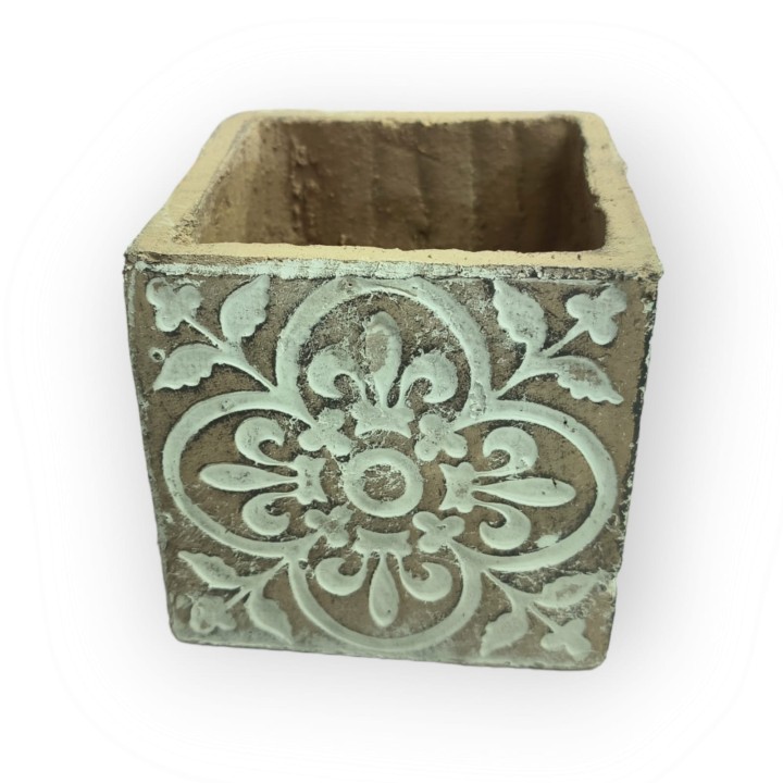 Vaso in cemento ad 11x11 cm | CarinCasa