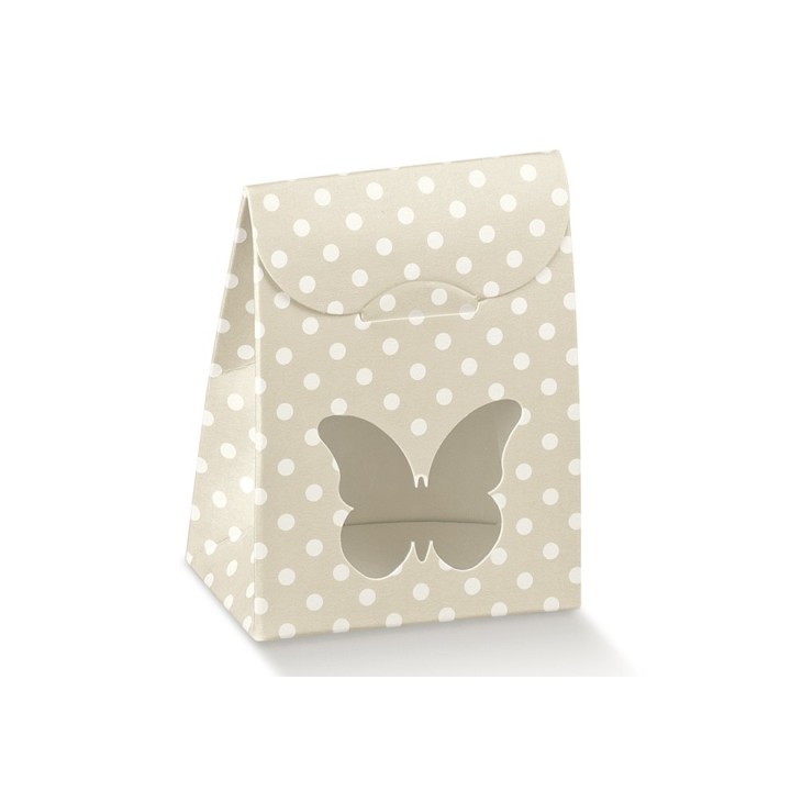Sac.c/f Scatola sacchetto con decoro farfalla atelier…
