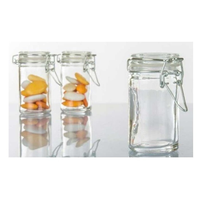 Barattolo in vetro con chiusura ermetica H2799 Kharma…