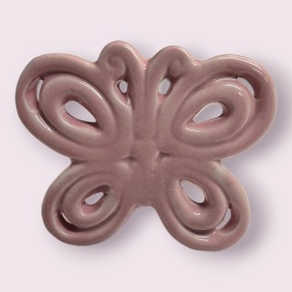 Farfalla Rosa 10x7 cm Ad Emozioni porcellana | CarinCasa
