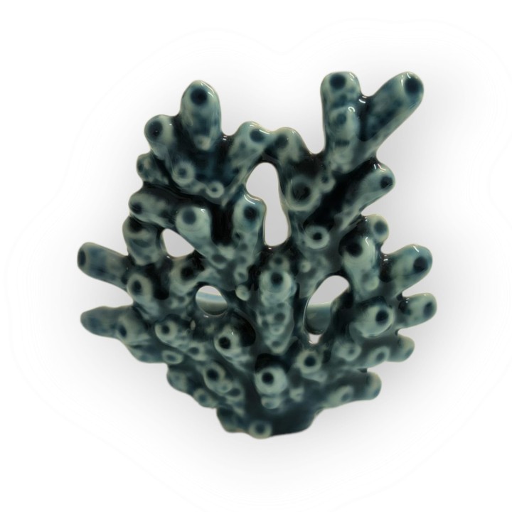 Porta candele bianchi e blu 7x7x8 cm AD Emozioni | CarinCasa