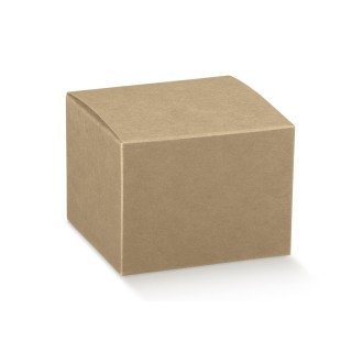 Scatola onda avana per bomboniere 80x80x200 mm - 8x8x20 cm…