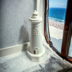Faro lampada in ceramica con led 6x16 cm Ad emozioni con scatola firmata