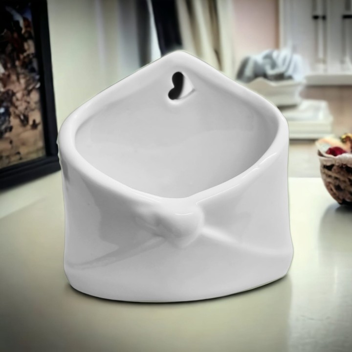 Busta in porcellana da appendere 9,5x5x8,5 cm AD Emozioni |…