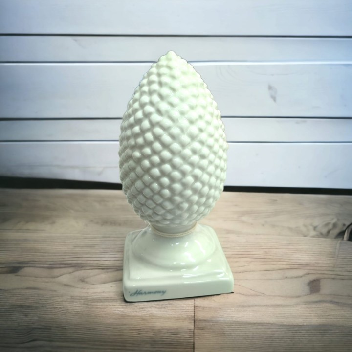 Pigna bianca 7x15 cm harmony | CarinCasa