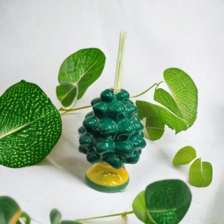 Profumatore pigna verde harmony 7x14 cm | CarinCasa